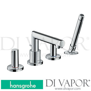 Hansgrohe 45444007 AXOR Uno 4-Hole Rim Mounted Bath Mixer with Zero Handles >08/18 Spare Parts