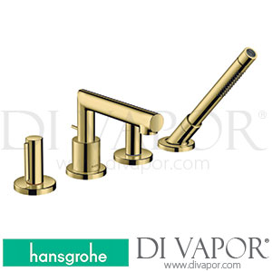 Hansgrohe 45444930 AXOR Uno 4-Hole Rim Mounted Bath Mixer with Zero Handles 04/17 - 12/20 Spare Parts