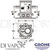 Grohe 45984001 Spare Tech Diagram