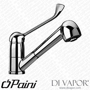 Paini 45CR568TCL Mixo TC Medical Lever Kitchen Mixer Tap with Pull-Out Spray Spare Parts