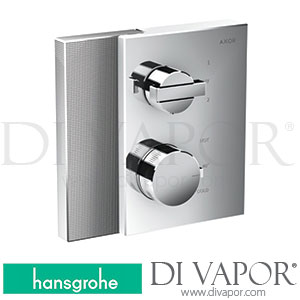 Hansgrohe 46761000 AXOR Edge Thermostat for Concealed Installation with Shut-Off/ Diverter Valve - Diamond Cut >06/19 Spare Parts