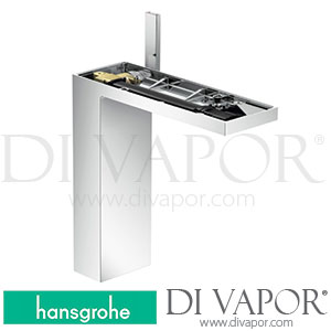Hansgrohe 47022000 AXOR MyEdition Single Lever Basin Mixer 230 for Wash Bowls with Push-Open Waste Set without Plate >10/18 Spare Parts