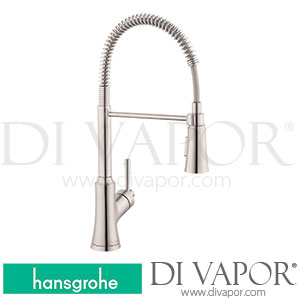 Hansgrohe 04792800 Joleena Single Lever Kitchen Mixer 19 3/8 , Eco, Semi-Pro, 1Jet Spare Parts >01/20