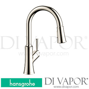 Hansgrohe 04793830 Joleena Single Lever Kitchen Mixer 15 7/8 , Pull-Out Spray, 2Jet Spare Parts >01/20