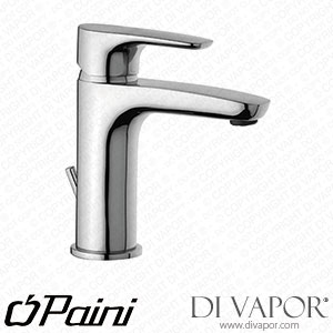 Paini 47CR211 Parallel Single Lever Basin Mixer Tap with 1