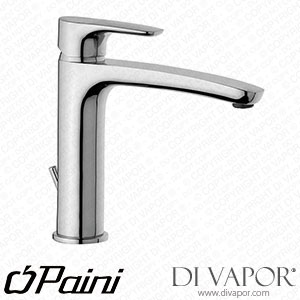 Paini 47CR211BL Parallel Single Lever Basin Mixer with 1