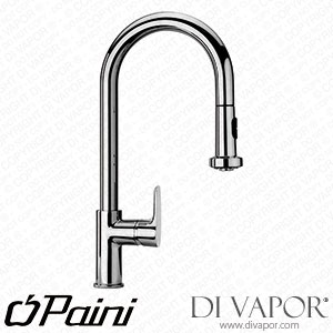 Paini 47CR591LL Parallel Single Lever Kitchen Mixer with Single Flow Pull-Out Shower Tap Spare Parts