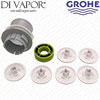 Grohe 48361000 Push Buttons