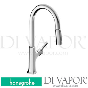 Hansgrohe 04852000 Locarno Single Lever Kitchen Mixer 230, Pull-Out Spray, 2Jet Spare Parts >02/21