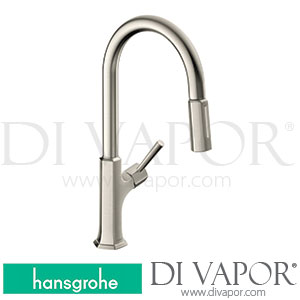 Hansgrohe 04852800 Locarno Single Lever Kitchen Mixer 230, Pull-Out Spray, 2Jet Spare Parts >03/21