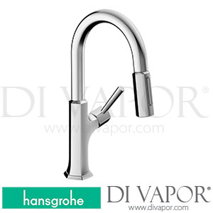 Hansgrohe 04853000 Locarno Single Lever Kitchen Mixer 200, Pull-Out Spray, 2Jet Spare Parts >02/21