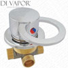 Manual Lever Wall or Deck Mounted Valve Mixer - 498873Y