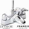 Francis Pegler LEGER L555 Thermostatic Bath & Shower Mixer Tap Valve (Chrome)