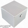 Square Chrome Flow Control Handle for Niagara Equate Concealed Shower Valve - 4F9G Compatible Spare