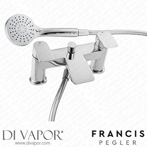 Francis Pegler 4K7005 Waterfall - Bath Shower Mixer with Shower Kit Spare Parts