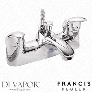 Francis Pegler 4L2105 Signia - Deck Mounted Bath Shower Mixer with Shower Kit Spare Parts