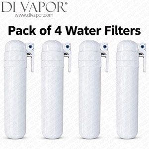 Bower K-5 Boiling Water Carbon Filter and Housing 4 Pack Compatible Replacement