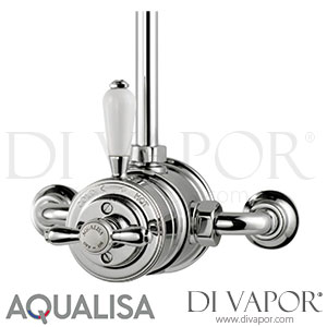 Aqualisa 500.10.01 Aquatique Exposed Traditional Mixer Shower Valve - Chrome