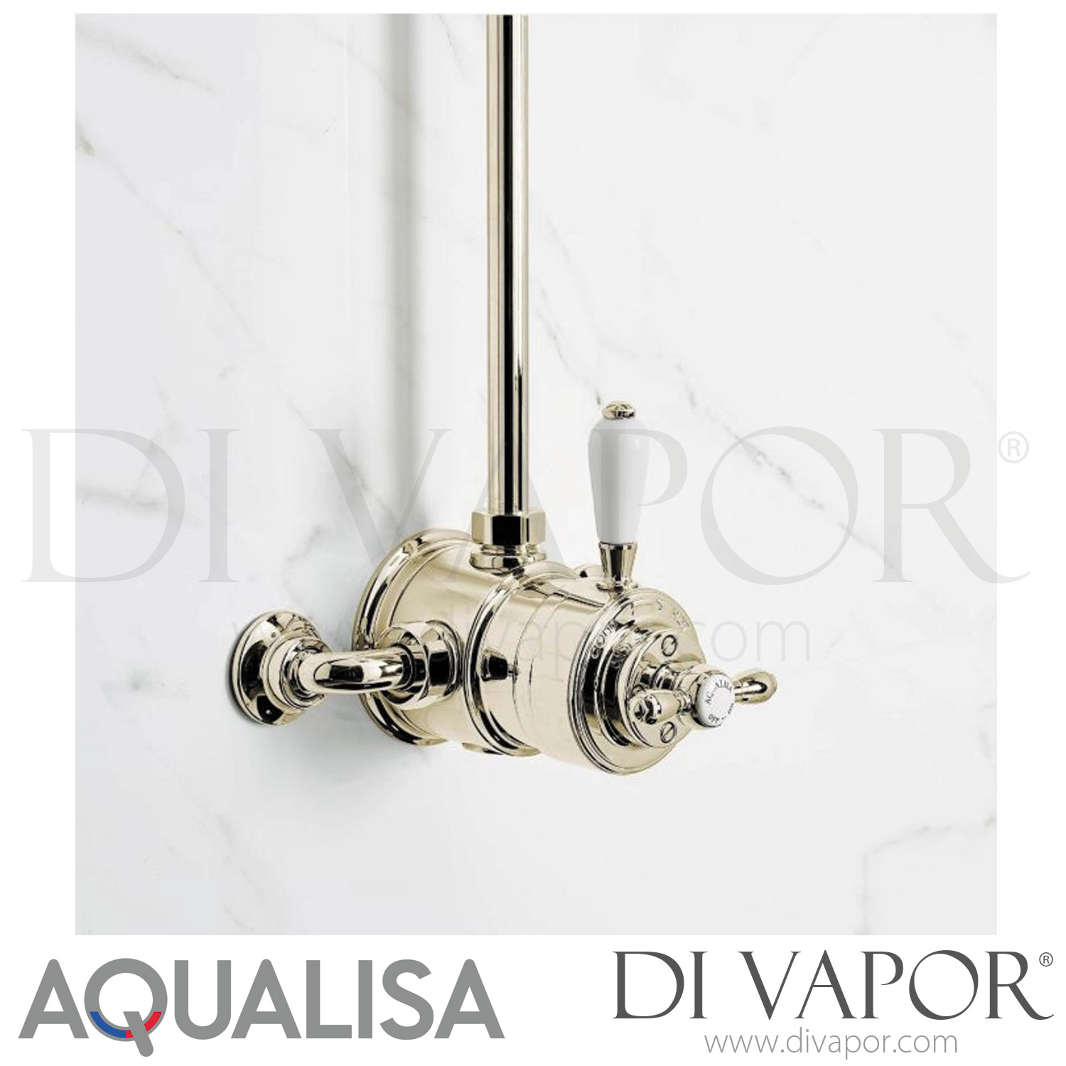 Aqualisa 500.10.04 Aquatique Exposed Traditional Mixer Shower Valve