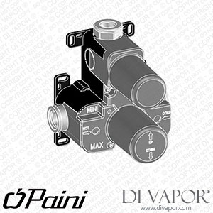 Paini 50CC690THWB Universal Built-In Thermostatic Mixer 1-Way and Stop Valve Spare Parts