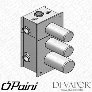 Paini 50CR691TH3WB Universal Built-In Thermostatic Shower Mixer with 3 Ways Diverter Spare Parts