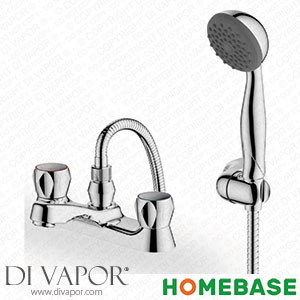 Homebase 519751 Talisker Classic Bath Shower Mixer Tap - Chrome Spare Parts