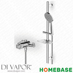 Homebase 519786 Glenoe Thermostatic Concentric Mixer Shower Tap - Chrome Spare Parts