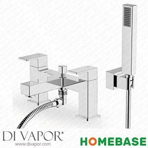 Homebase 519804 Hardraw Bath Shower Mixer Tap - Chrome Spare Parts