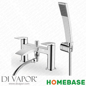 Homebase 519822 Kilfinnan Bath Shower Mixer Tap - Chrome Spare Parts