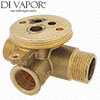 Roca PRADA-T Concealed Valve - Brass Valve Only