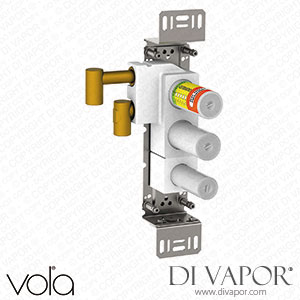 Vola Thermostatic Mixer with Fixed Outlet Socket, for Vertical Mounting (5300) Spare Parts