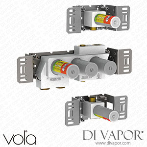 Vola Thermostatic Mixer with Diverter and Two Separate Outlet Sockets (5400) Spare Parts