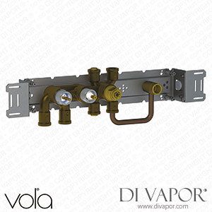 Vola Thermostatic Mixer with Diverter and One Fixed Outlet Socket (5400FV) Spare Parts