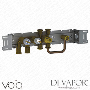 Vola Thermostatic Mixer with 3-Way Diverter, One Premounted Outlet Socket (5400FVA3) Spare Parts
