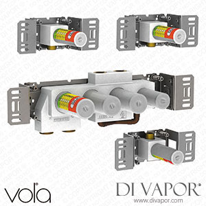 Vola Thermostatic Mixer with 4-Way Diverter (5400NA4) Spare Parts