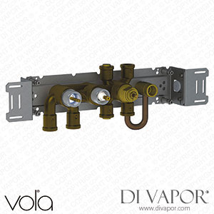 Vola Thermostatic Mixer with Diverter and One Fixed Outlet Socket (5400NV) Spare Parts