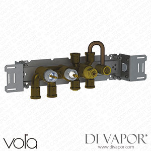 Vola Thermostatic Mixer with 3-Way Diverter and One Premounted Outlet Socket (5400TVA3) Spare Parts