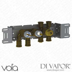 Vola Thermostatic Mixer with 3-Way Diverter (5400VA3) Spare Parts