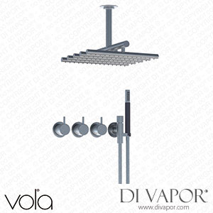 Vola 3/4 Inch Thermostatic Mixer (5471R-051A) Spare Parts