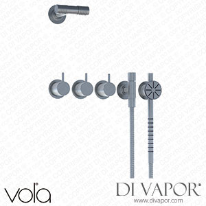 Vola 3/4 Inch Thermostatic Mixer (5471S-081D) Spare Parts