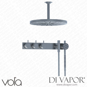 Vola 3/4 Inch Thermostatic Mixer (5475SL-061A) Spare Parts