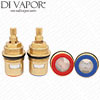 Bristan 5504097 3/4 CD Valve Cartridges - Pair