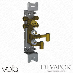 Vola Thermostatic Mixer with 3-Way Diverter for Vertical Mounting (5600VA3) Spare Parts