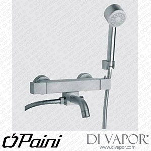 Paini 57CR105TH Axia Thermostatic Bath Shower Mixer with Adjustable Kit Spare Parts