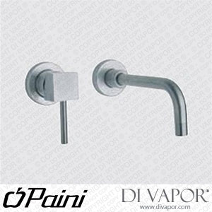 Paini 57CR208 Axia Single Lever Wall Mounted Mixer Tap with 190mm Spout Spare Parts