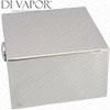Big Bathroom Shop Milano Nero Square 42mm x 42mm Flow Control Handle Compatible Spare