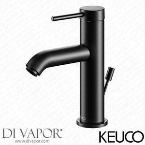 Keuco IXMO Soft Single Lever Basin Mixer 100 with Pop-Up Waste in Matt Black - 59502372000 Spare Parts