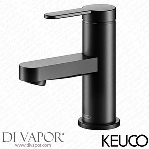 Keuco IXMO Flat Single Lever Basin Mixer 60 in Matt Black - 59504373100 Spare Parts