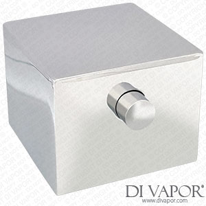 CVP Abacus Concealed Shower Valve Square Chrome Temperature Control Handle for ABSP-10-0004 Thermostatic Cartridge - 5Y44U2 Compatible Spare