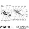 Cifial 600021BHL Brookhaven Lever Thermostatic Shower Valve Dimension
